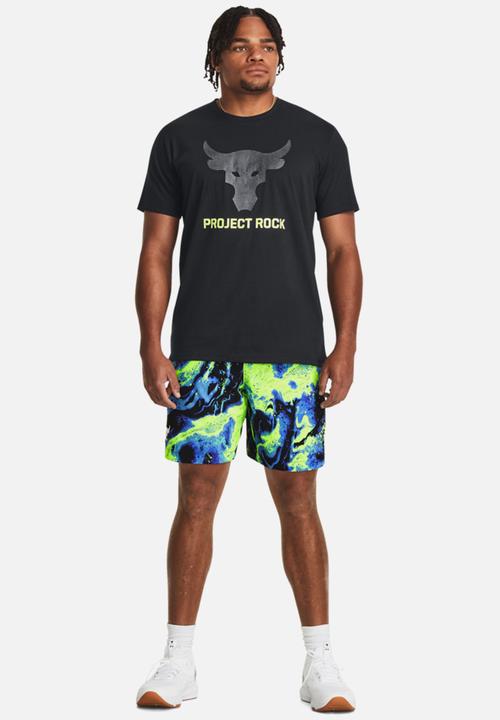 Under Armour - UA Project Rock brahma bull short sleeve - black