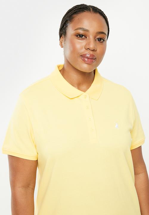 POLO - Plus Kathy Golfer Dress - Yellow