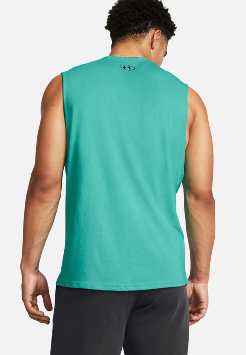 Under Armour - UA Project Rock sms sleeveless tank q4 - turquiose