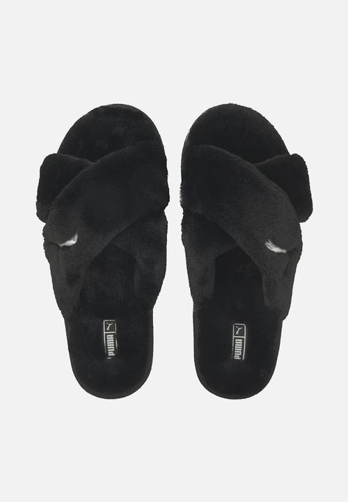 PUMA - Puma fluff x strap - puma black-puma white