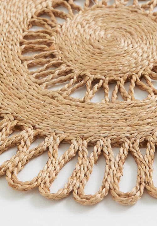 H&M - Hole-patterned table mat - beige