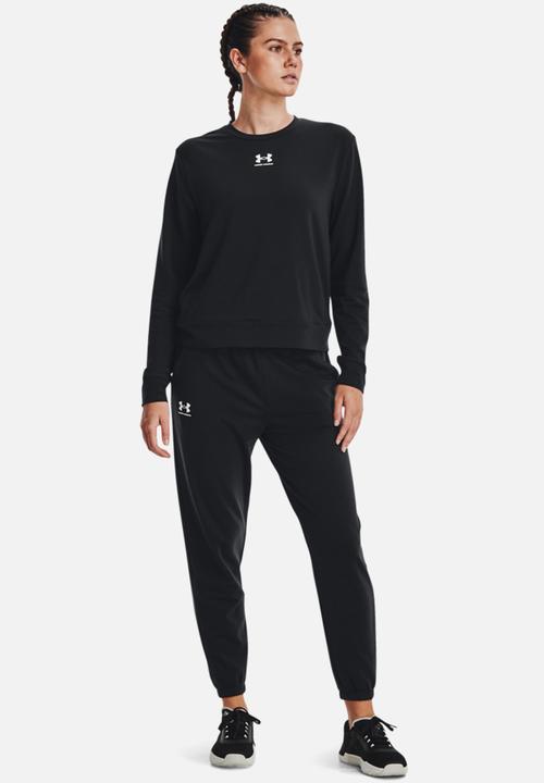Under Armour - Rival terry crew - black/white