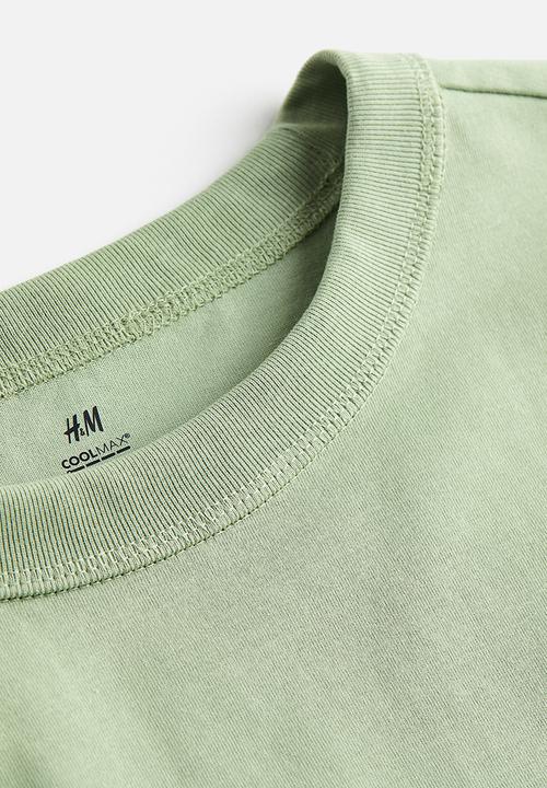 H&M - Coolmax® relaxed fit T-shirt - pistachio green