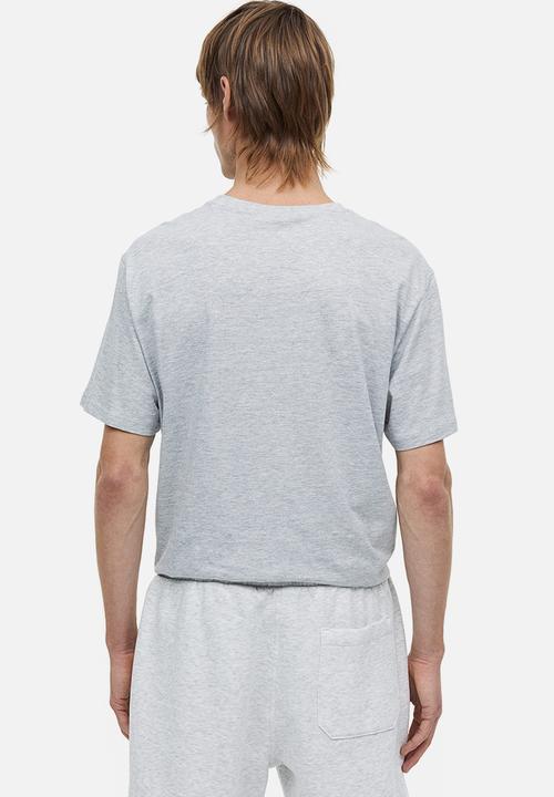 H&M - Regular fit sweat shorts - light grey marl