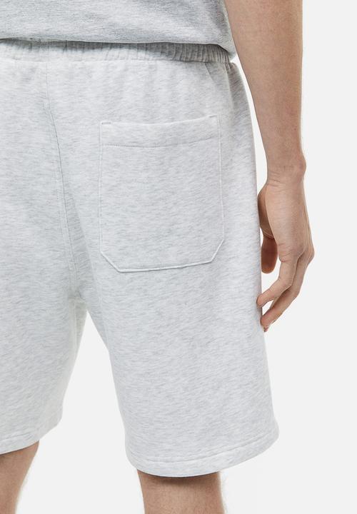 H&M - Regular fit sweat shorts - light grey marl