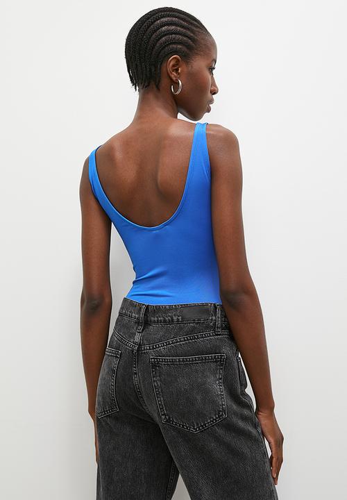 Superbalist - Double scoop bodysuit bodysuit - royal blue