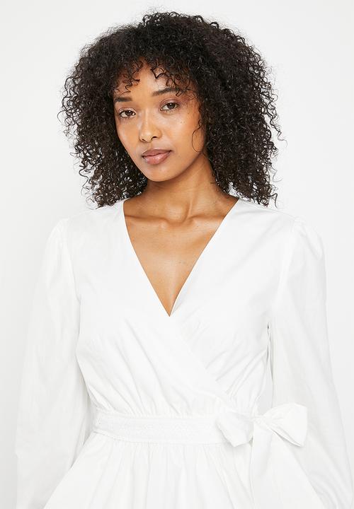 Pringle of Scotland - Pringle ronel peplum shirt - white 