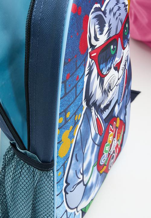 Character Group - 3D debossed backpack tiger - blue