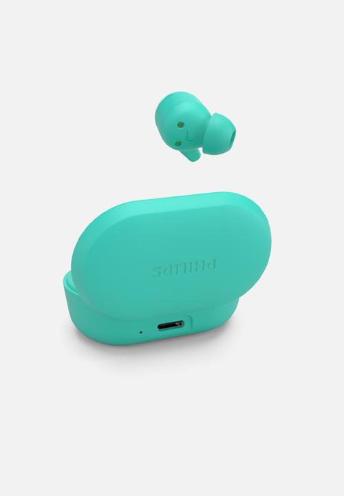 Philips - In-ear true wireless headphones with mic - blue