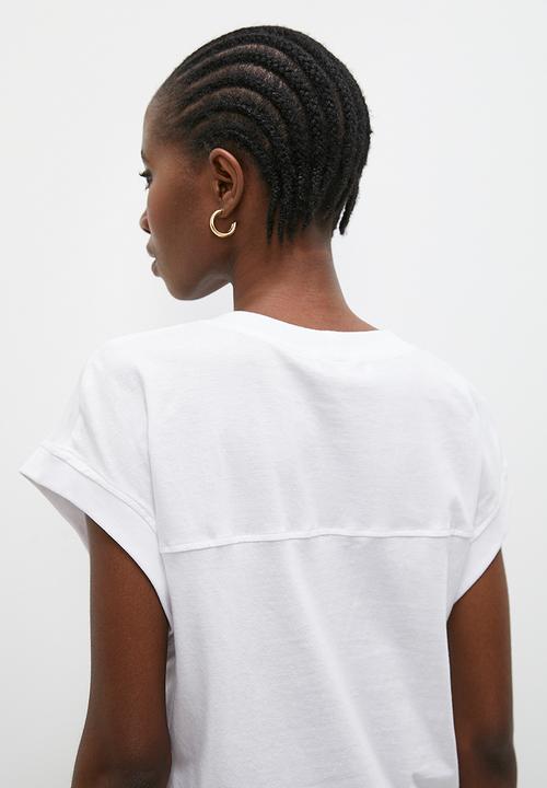 Superbalist - Grown on sleeve tee - white