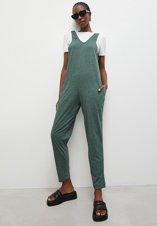 Superbalist - Relaxed knit jumpsuit - olive