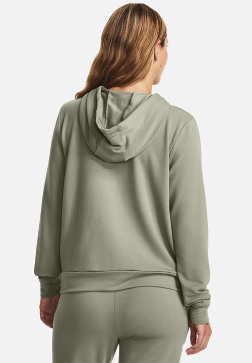 Under Armour - Ua rival terry graphic hoody - grove green/white
