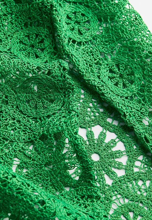 H&M - Lace skirt - green