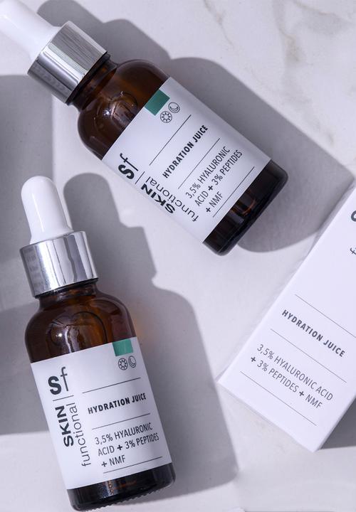 SKIN functional - 3,5% Hyaluronic Acid + 3% Peptides + NMF, Hydration Juice