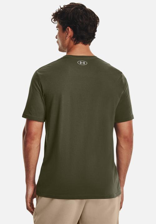 Under Armour - Ua team issue wordmark short sleeve - od green/halo gray/pewter
