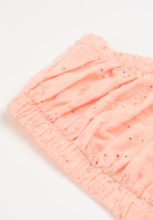 Pop Candy - Puff sleeved top - shell pink
