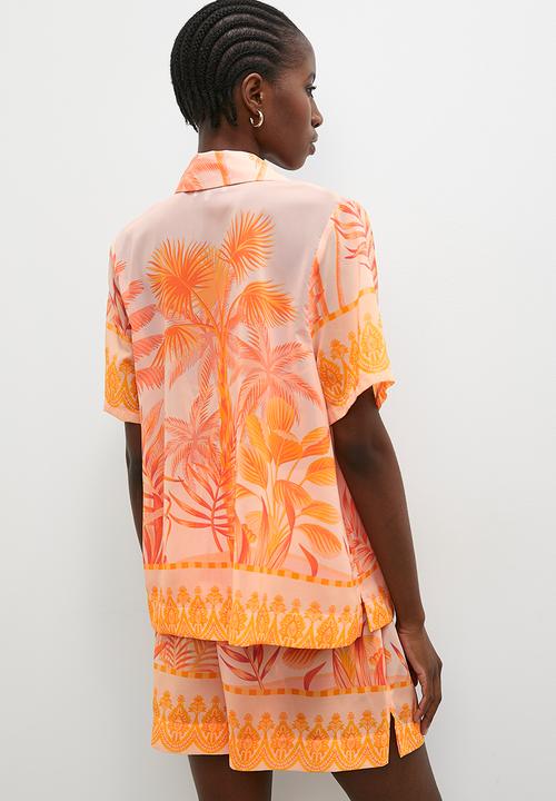 Superbalist - Short sleeve cover up - print