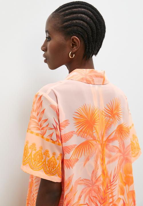 Superbalist - Short sleeve cover up - print