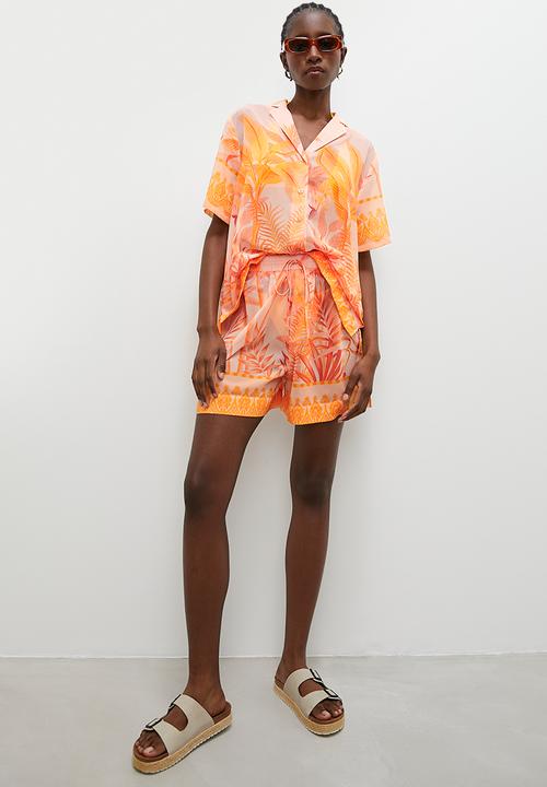 Superbalist - Short sleeve cover up - print
