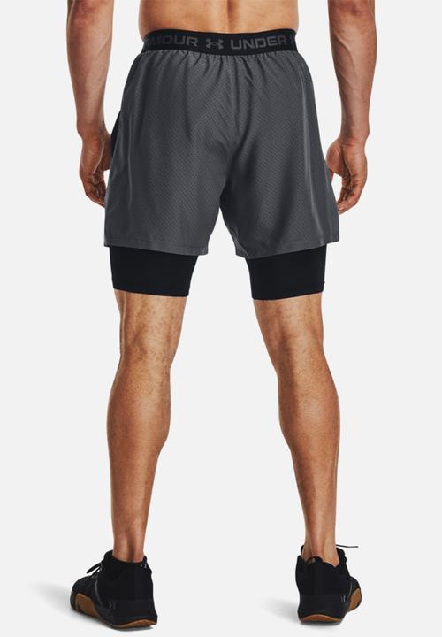 Under Armour - Ua vanish wvn 2in1 vent sts - pitch gray/black