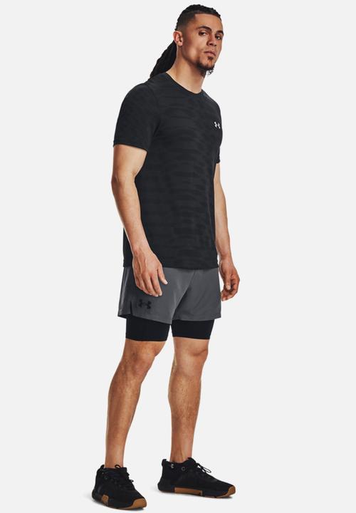 Under Armour - Ua vanish wvn 2in1 vent sts - pitch gray/black