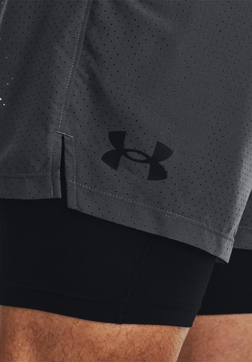 Under Armour - Ua vanish wvn 2in1 vent sts - pitch gray/black
