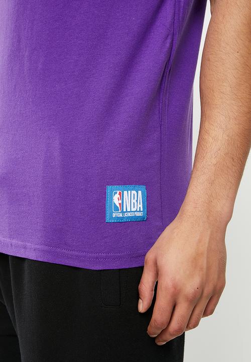 NBA - Men's core badge print T-shirt - Lakers  - purple