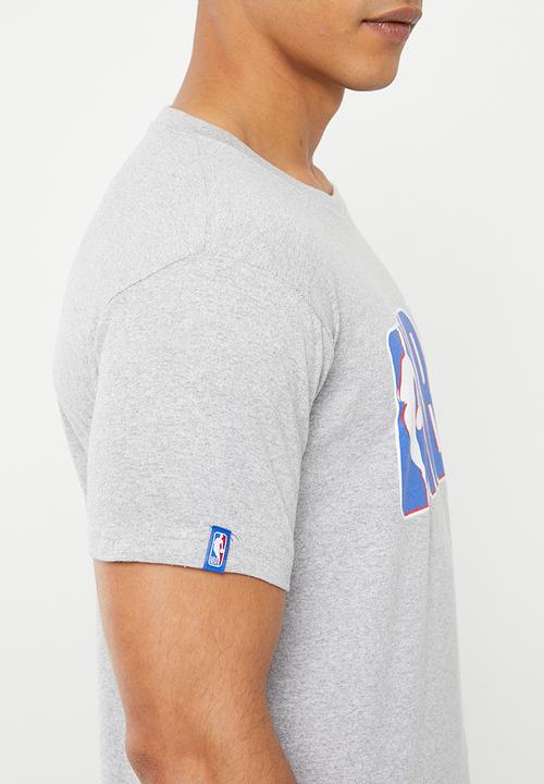 NBA - Men's core badge print T-shirt - NBA -  grey-melange