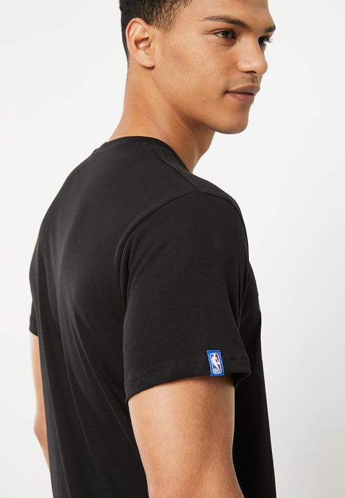 NBA - NBA fashion neon print tee - black