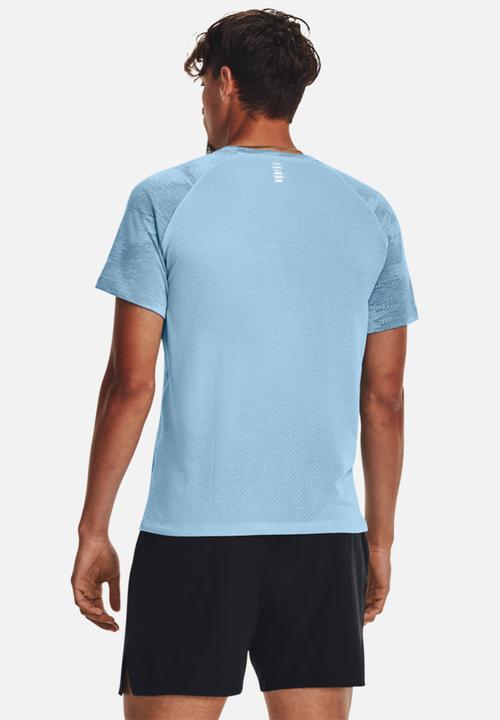 Under Armour - Ua streaker speedcamo short sleeve - blue/reflective