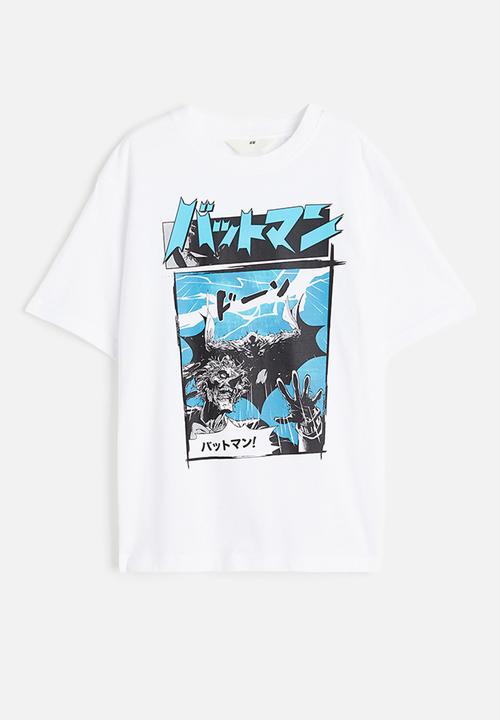 H&M - Printed t-shirt - white batman