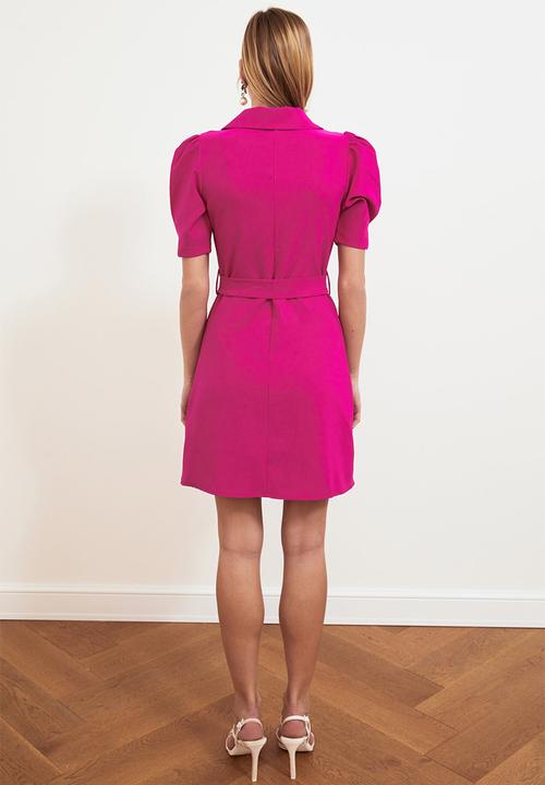 Trendyol - Mini blazer style mini dress - pink