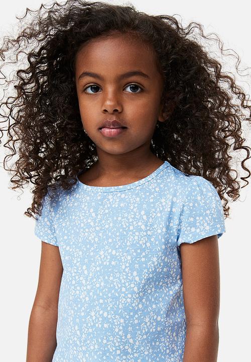 H&M - 3-pack puff-sleeved tops - multi