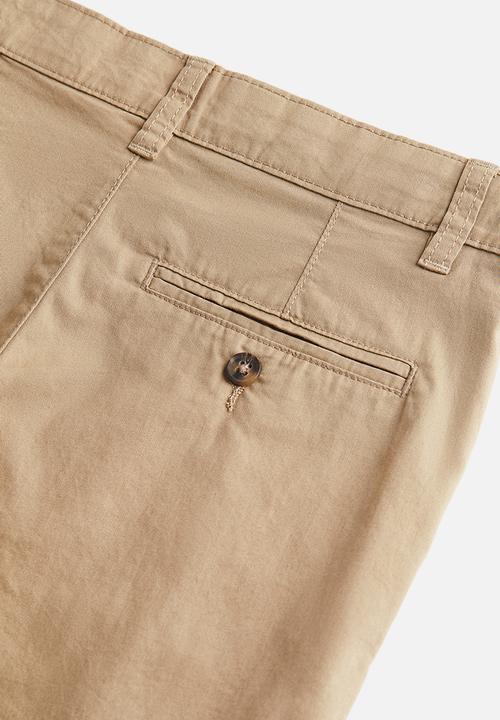 H&M - Cotton chino shorts - beige