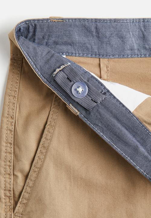 H&M - Cotton chino shorts - beige