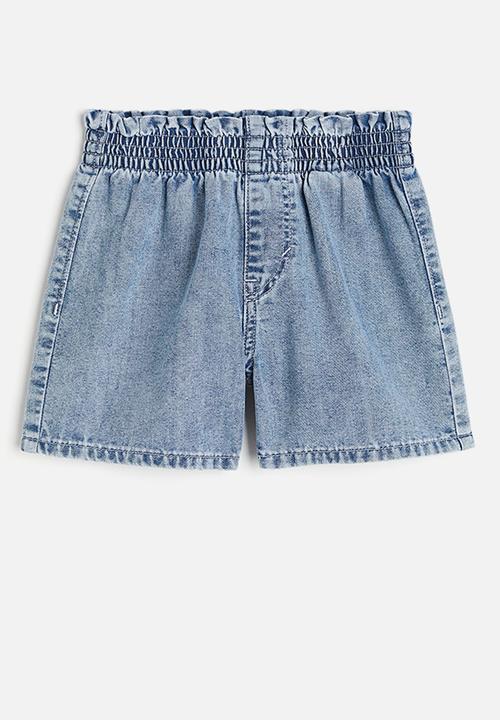 H&M - Loose fit denim shorts - blue