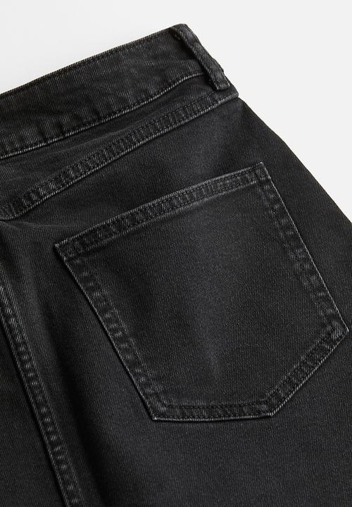 H&M - Denim skirt - black