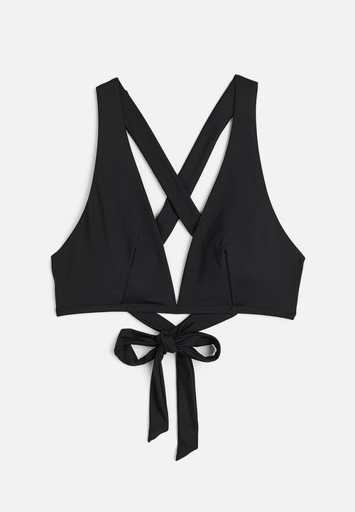 H&M - Padded bikini top - black