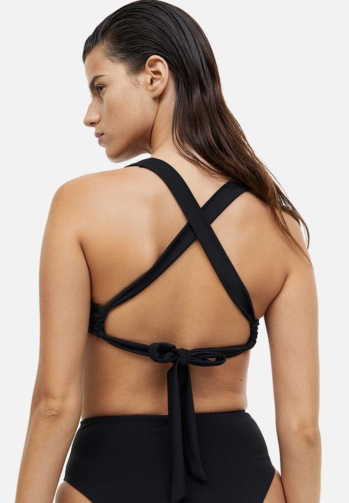H&M - Padded bikini top - black