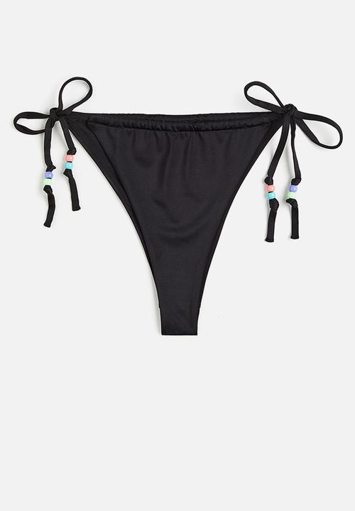 H&M - Brazilian bikini bottoms - black