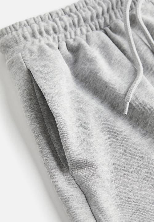 H&M - Sweatshirt shorts - light grey marl 