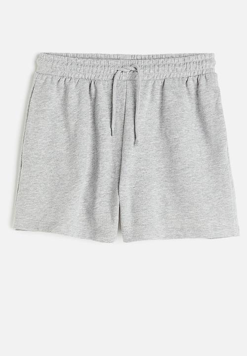 H&M - Sweatshirt shorts - light grey marl 