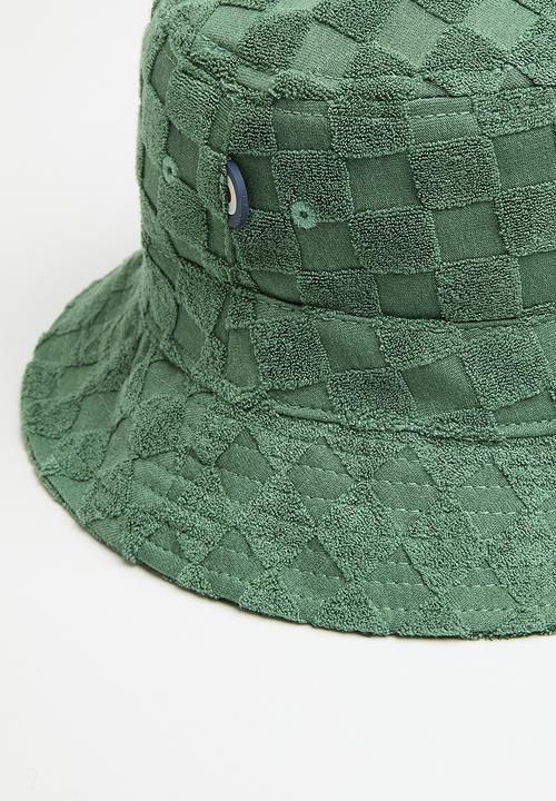 Ben Sherman - Towelling bucket hat - rich fern