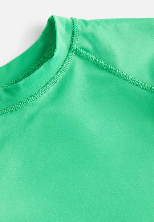 H&M - Upf 50 swim top - green