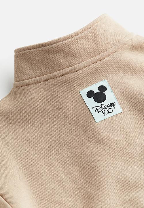 H&M - Printed zip-top sweatshirt - beige disney 