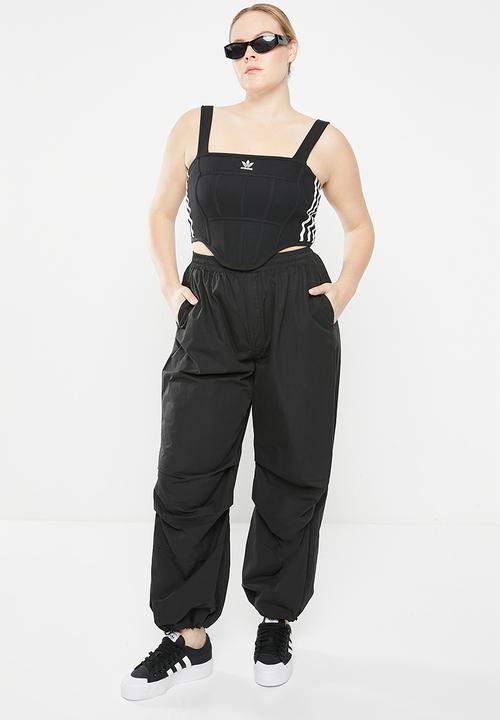 adidas Originals - Plus rib corset tank - black