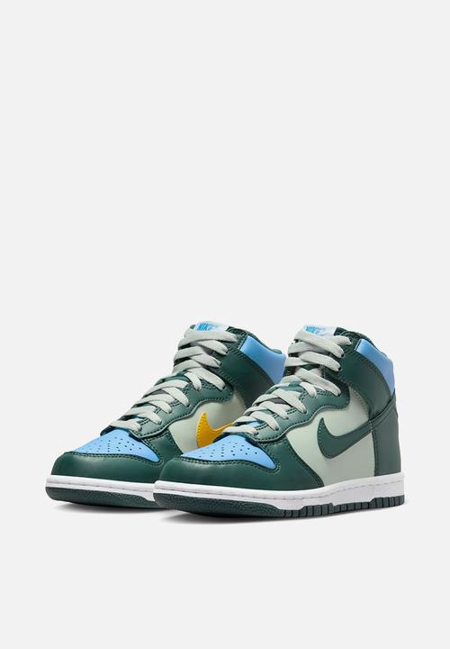 Nike - Nike dunk high - deep jungle/university gold-light silver