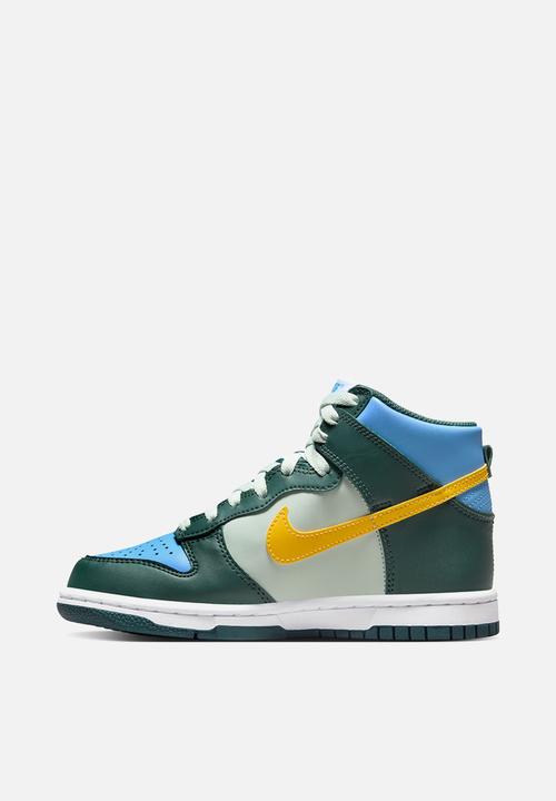 Nike - Nike dunk high - deep jungle/university gold-light silver