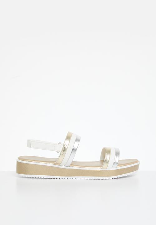 Pierre Cardin - Kingsley girls sandal - gold & silver 
