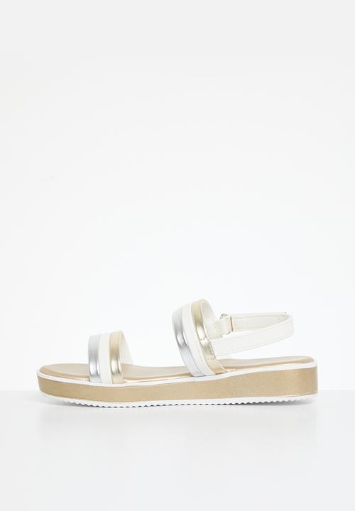 Pierre Cardin - Kingsley girls sandal - gold & silver 